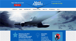 Desktop Screenshot of meritapparel.com